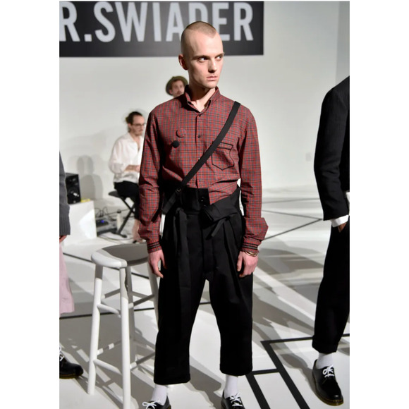 R.SWIADER Size 34 Runway 2017 Not just a label utilitarian Size 34 Overalls - Picture 1 of 11